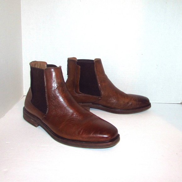 Steve Madden Men's Leather Ankle Boots - Picture 2 of 10